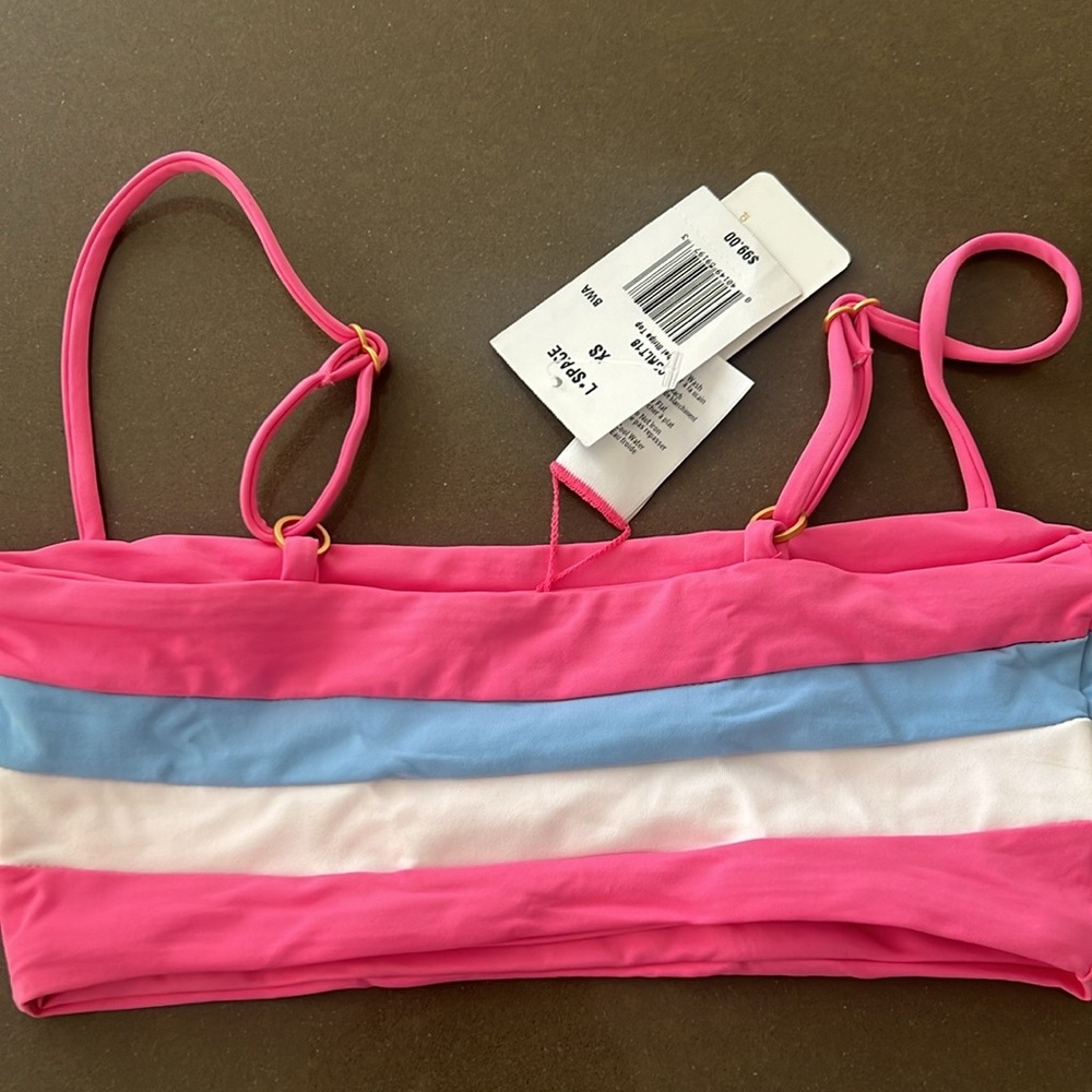 L*SPACE Bikini Top 🩷🤍🩵 - Picture 4 of 7